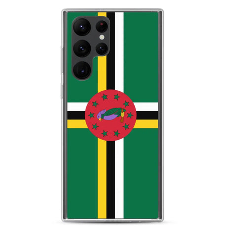 Coque téléphone drapeau de la dominique - pixelforma