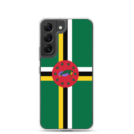 Coque téléphone drapeau de la dominique - pixelforma