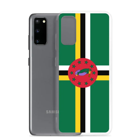Coque téléphone drapeau de la dominique - pixelforma