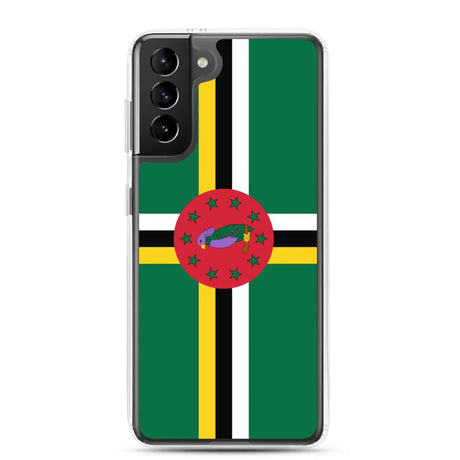 Coque téléphone drapeau de la dominique - pixelforma
