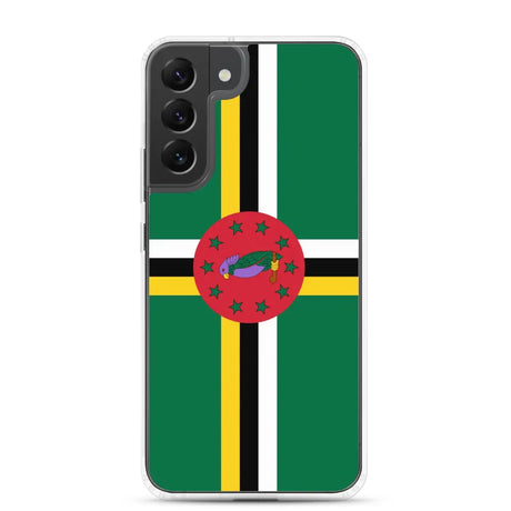 Coque téléphone drapeau de la dominique - pixelforma