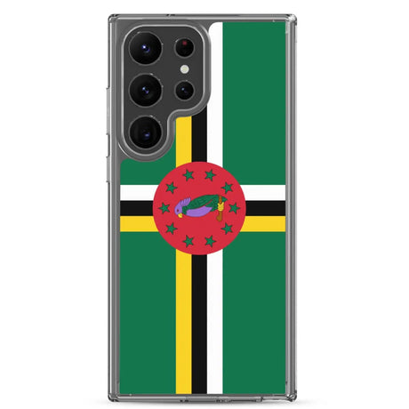 Coque téléphone drapeau de la dominique - pixelforma