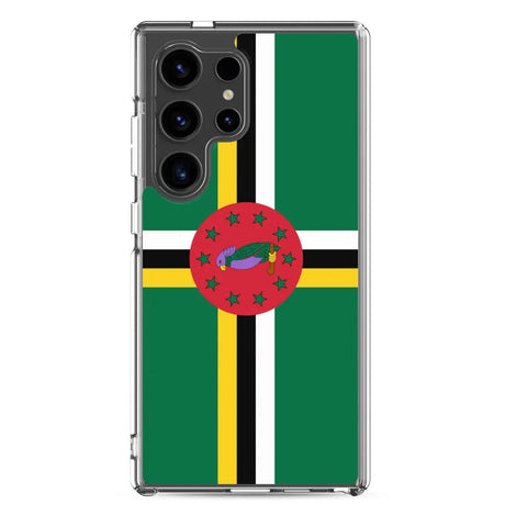 Coque téléphone drapeau de la dominique - pixelforma