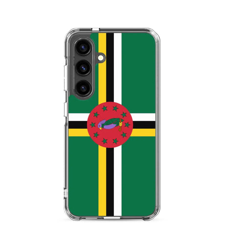 Coque téléphone drapeau de la dominique - pixelforma