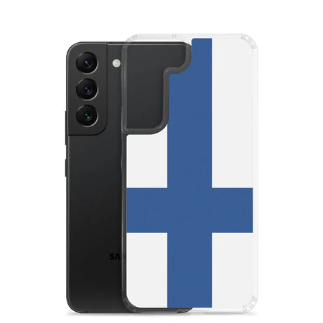 Coque téléphone drapeau de la finlande - pixelforma