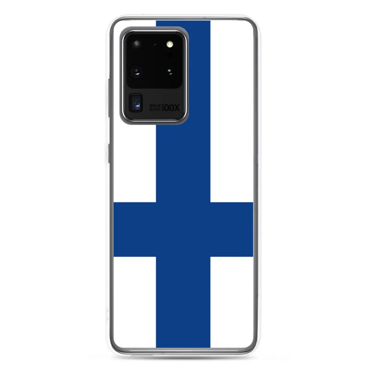 Coque téléphone drapeau de la finlande - pixelforma