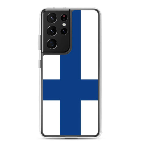 Coque téléphone drapeau de la finlande - pixelforma