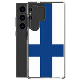 Coque téléphone drapeau de la finlande - pixelforma