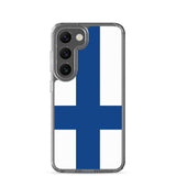 Coque Téléphone Drapeau de la Finlande - Pixelforma