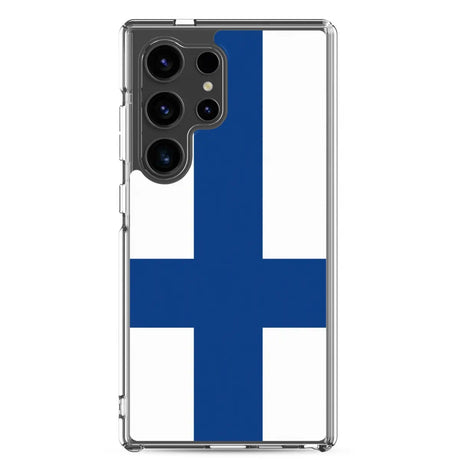 Coque téléphone drapeau de la finlande - pixelforma