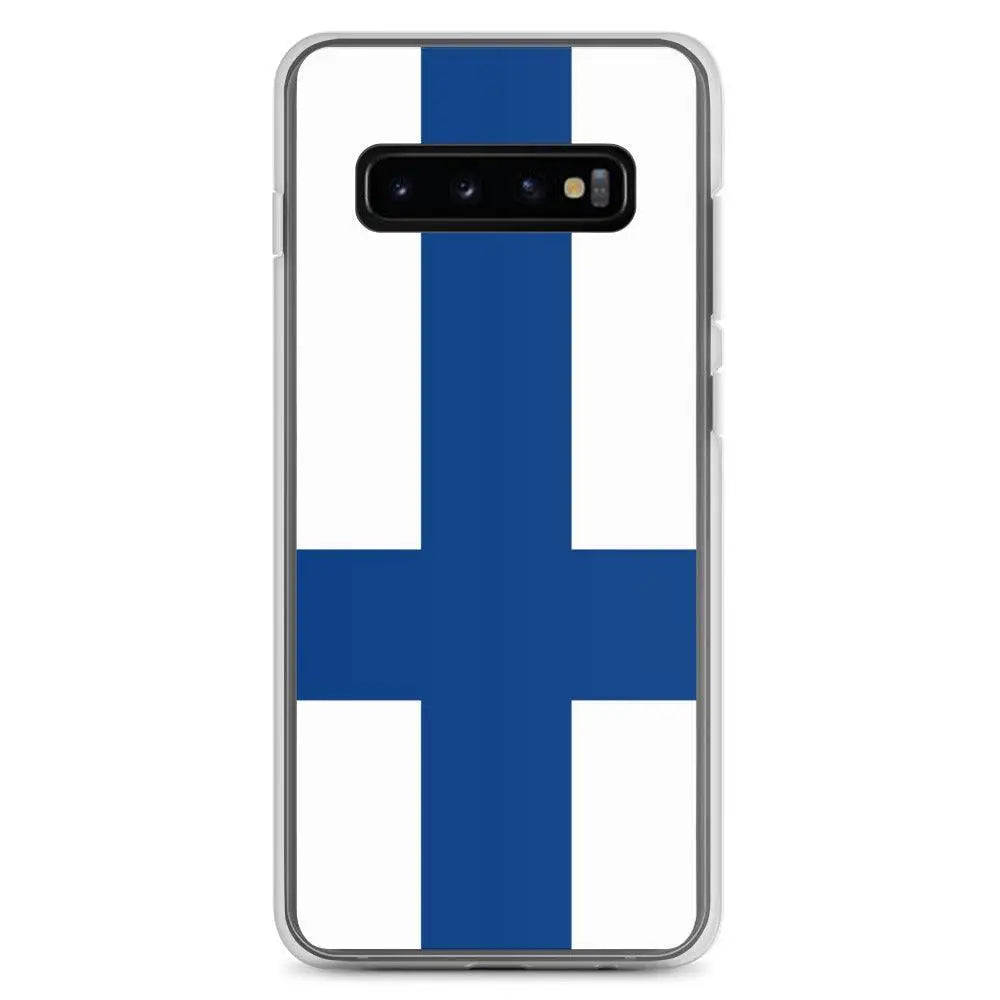 Coque téléphone drapeau de la finlande - pixelforma