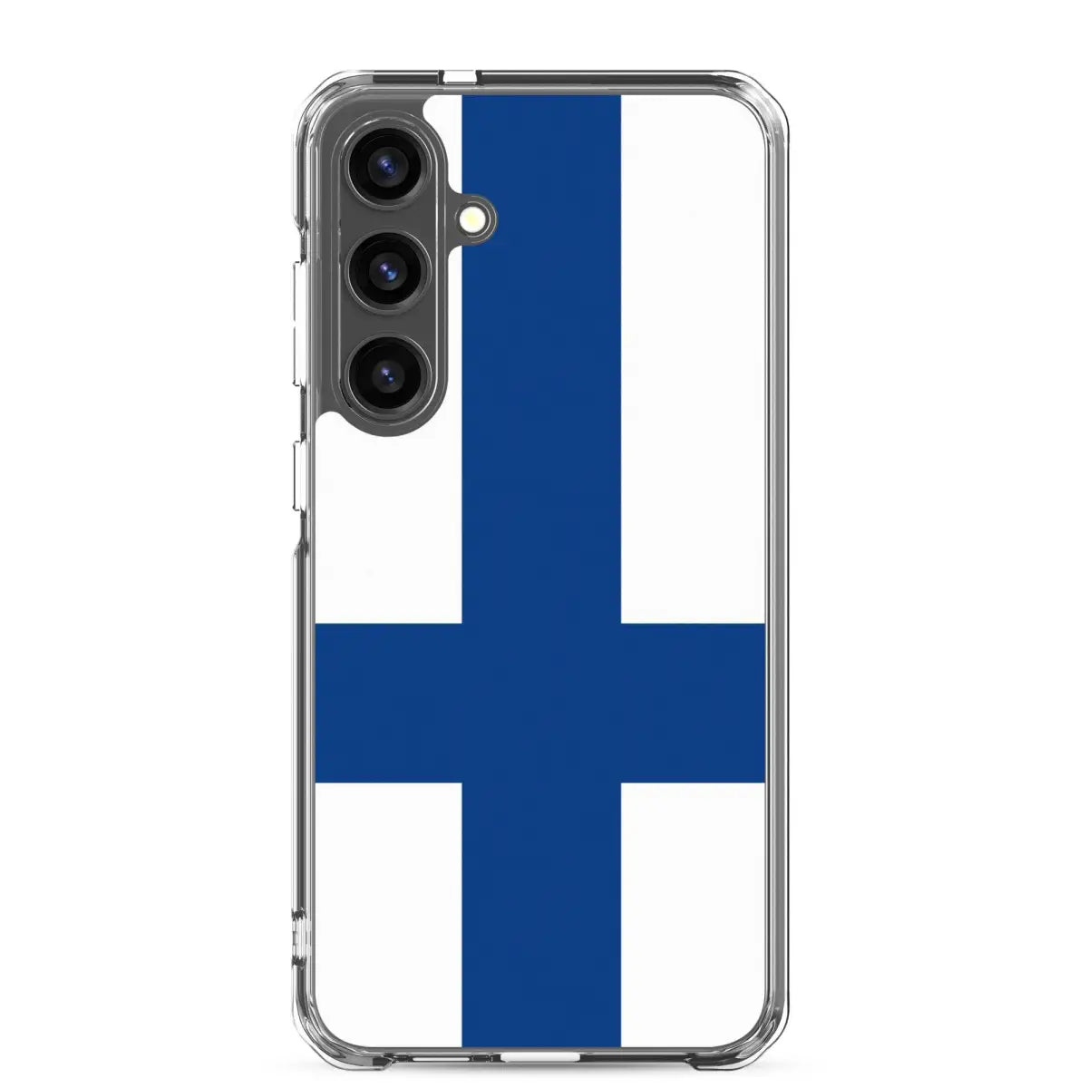 Coque téléphone drapeau de la finlande - pixelforma