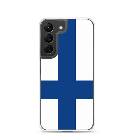 Coque téléphone drapeau de la finlande - pixelforma