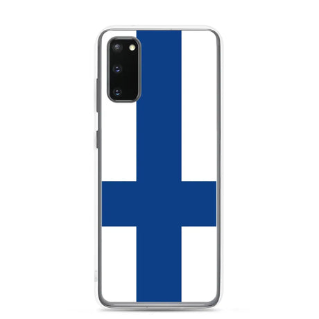 Coque téléphone drapeau de la finlande - pixelforma