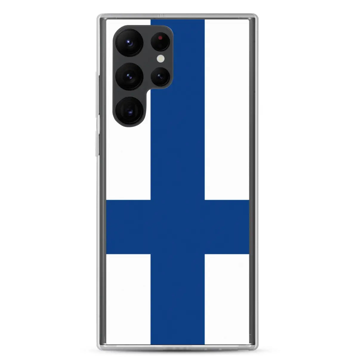 Coque téléphone drapeau de la finlande - pixelforma