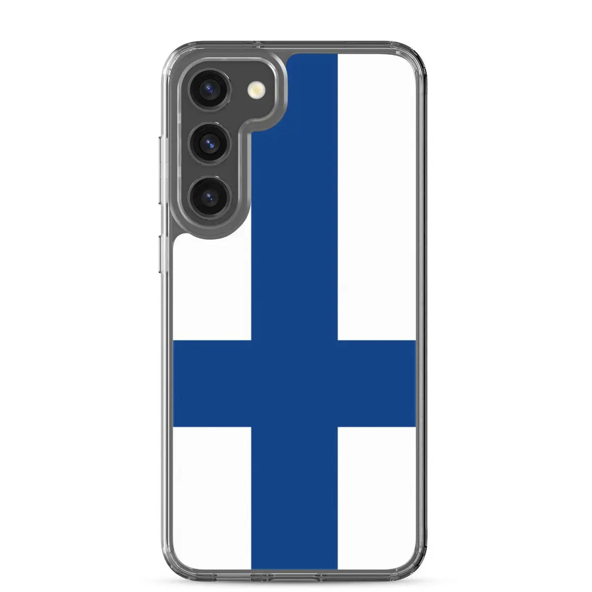 Coque téléphone drapeau de la finlande - pixelforma