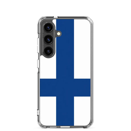 Coque téléphone drapeau de la finlande - pixelforma