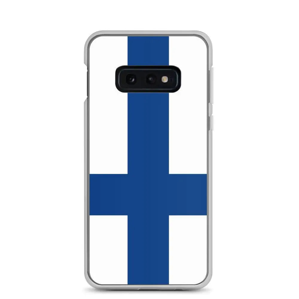Coque téléphone drapeau de la finlande - pixelforma