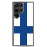 Coque téléphone drapeau de la finlande - pixelforma