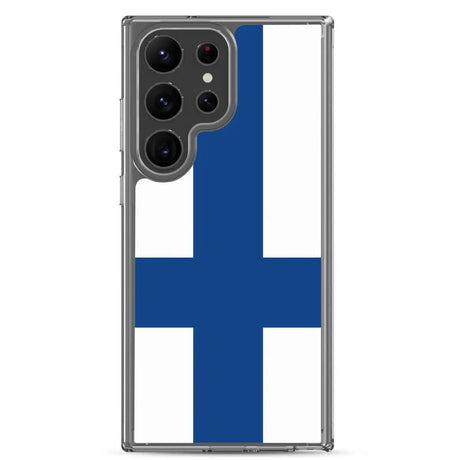 Coque téléphone drapeau de la finlande - pixelforma