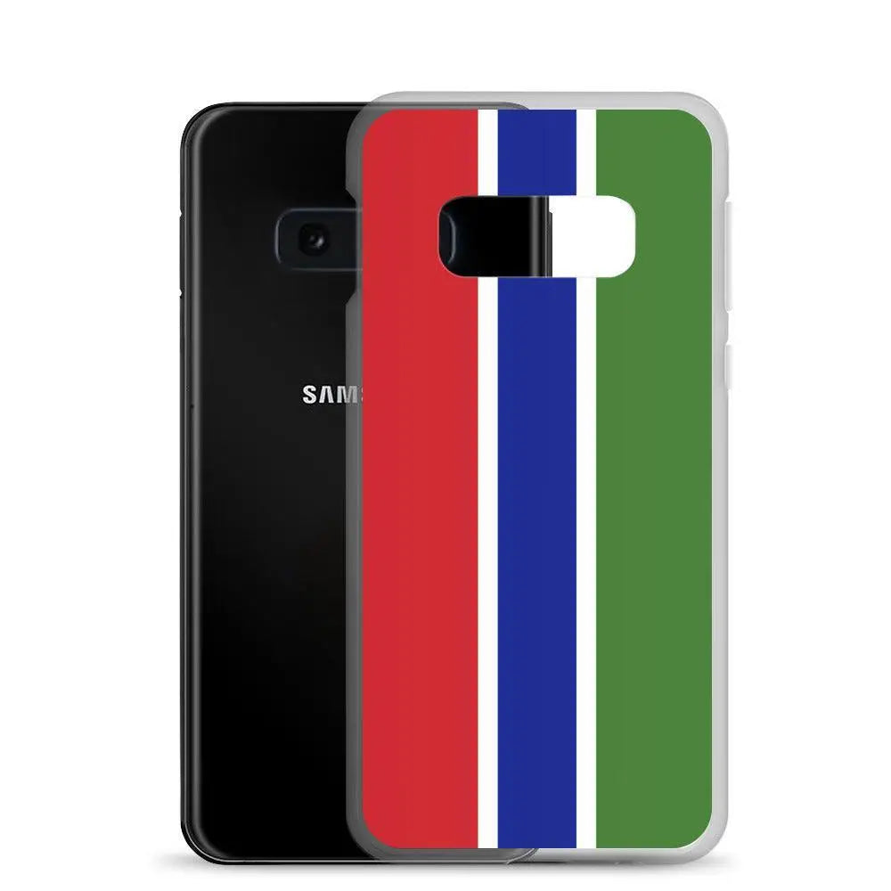 Coque téléphone drapeau de la gambie - pixelforma