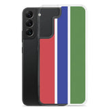 Coque téléphone drapeau de la gambie - pixelforma