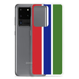 Coque téléphone drapeau de la gambie - pixelforma