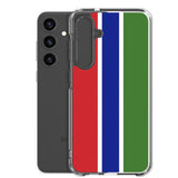 Coque téléphone drapeau de la gambie - pixelforma