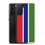 Coque téléphone drapeau de la gambie - pixelforma