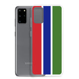 Coque téléphone drapeau de la gambie - pixelforma