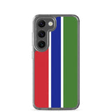 Coque téléphone drapeau de la gambie - pixelforma