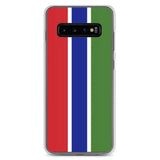 Coque téléphone drapeau de la gambie - pixelforma