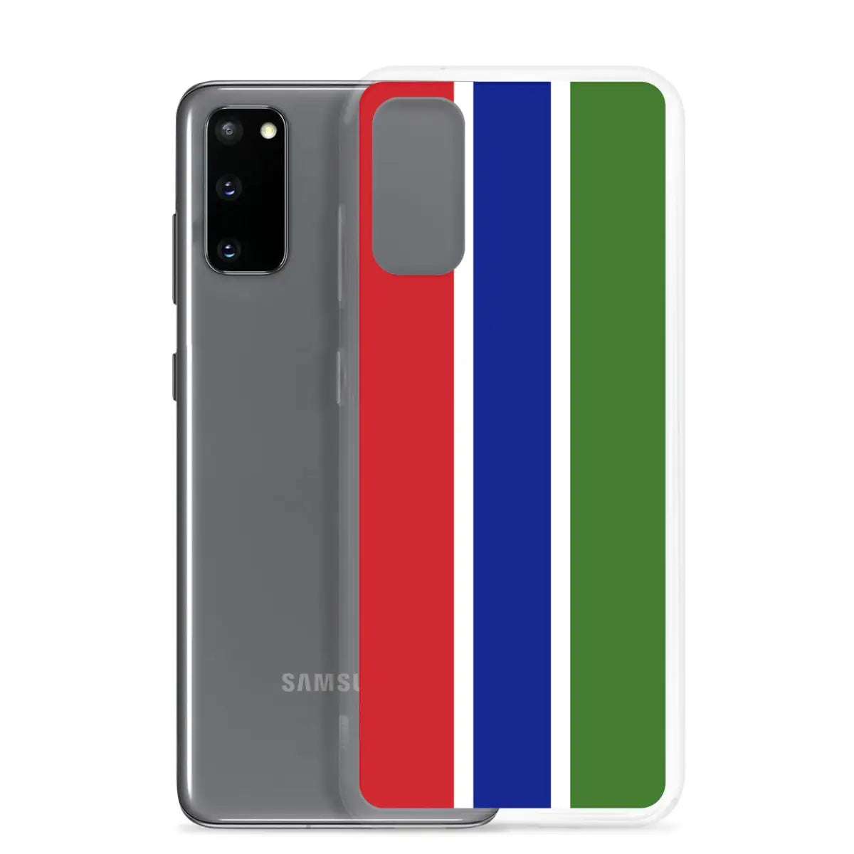 Coque téléphone drapeau de la gambie - pixelforma