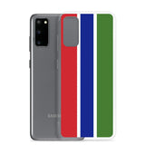Coque téléphone drapeau de la gambie - pixelforma