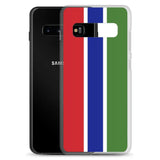 Coque téléphone drapeau de la gambie - pixelforma