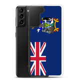 Coque Téléphone Drapeau de la Géorgie du Sud-et-les Îles Sandwich du Sud - Pixelforma