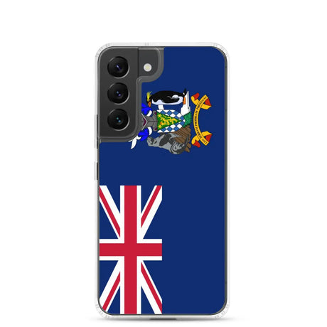 Coque téléphone drapeau de la géorgie du sud-et-les îles sandwich du sud - pixelforma