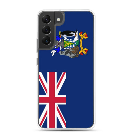 Coque téléphone drapeau de la géorgie du sud-et-les îles sandwich du sud - pixelforma
