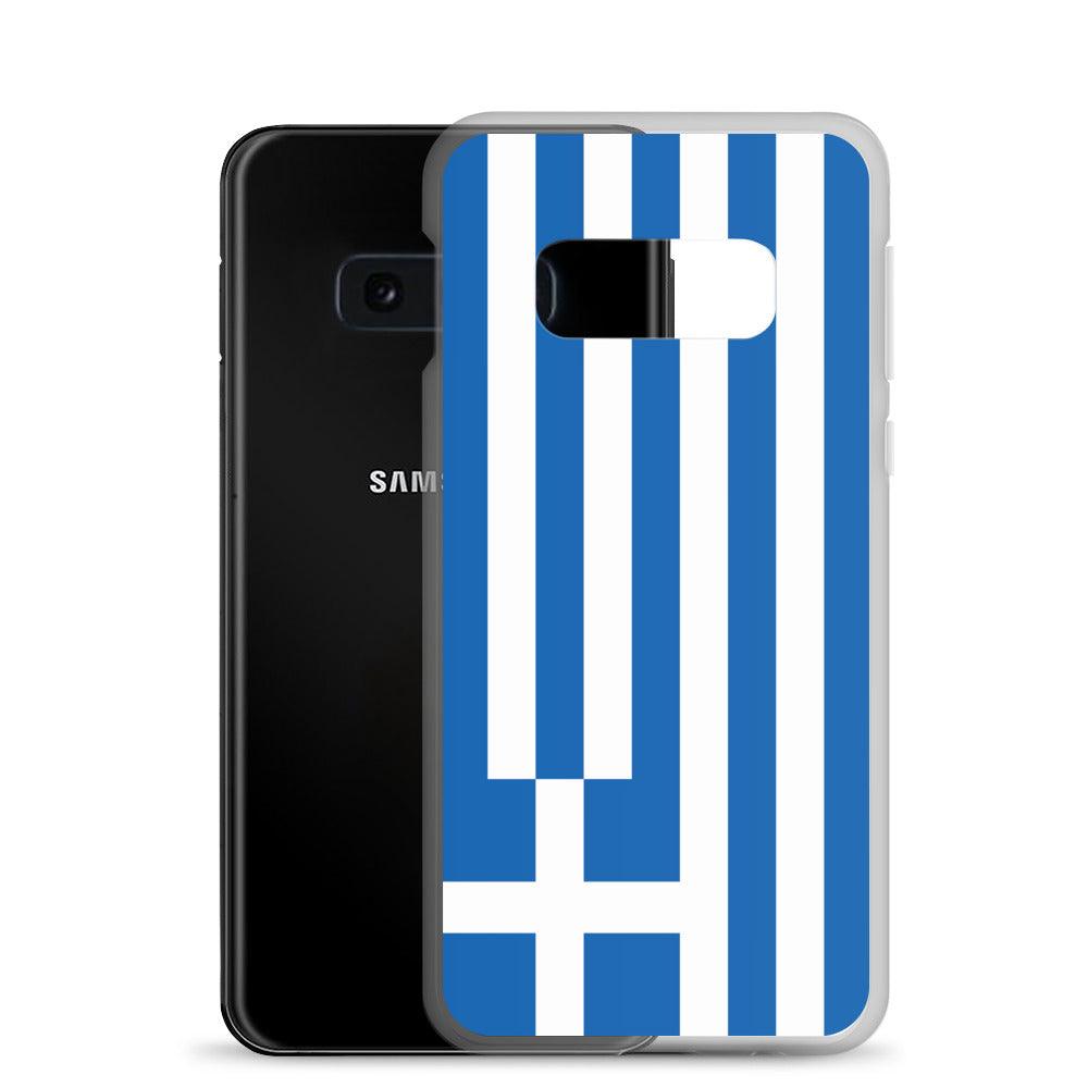 Coque Téléphone Drapeau de la Grèce - Pixelforma