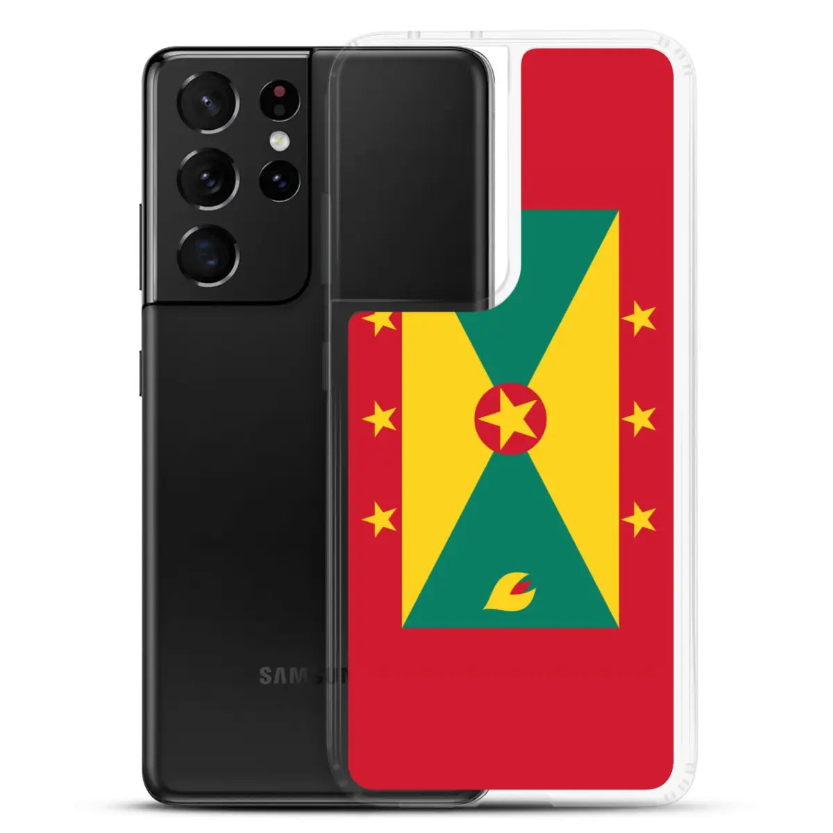 Coque téléphone drapeau de la grenade - pixelforma