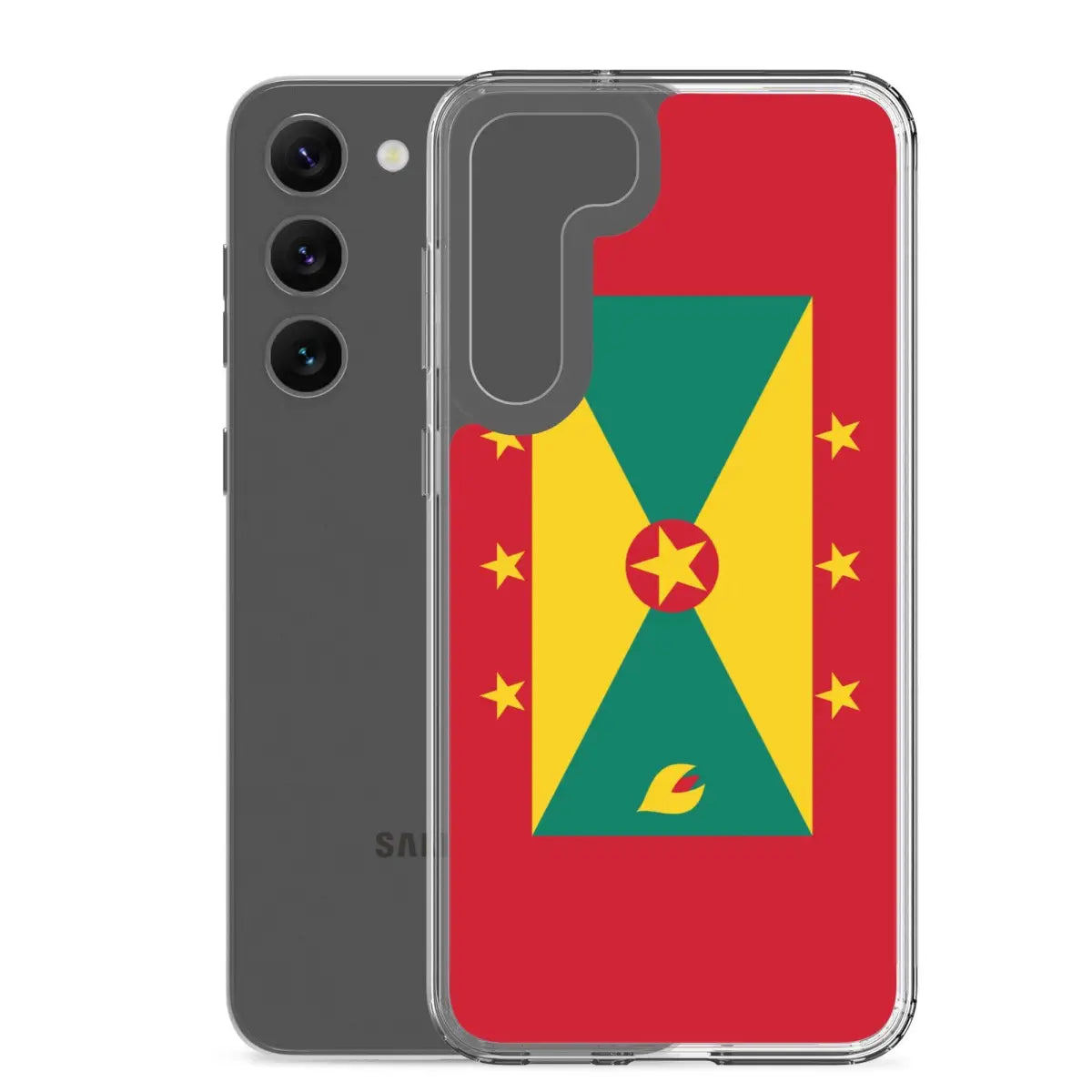 Coque téléphone drapeau de la grenade - pixelforma