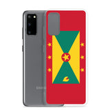 Coque téléphone drapeau de la grenade - pixelforma