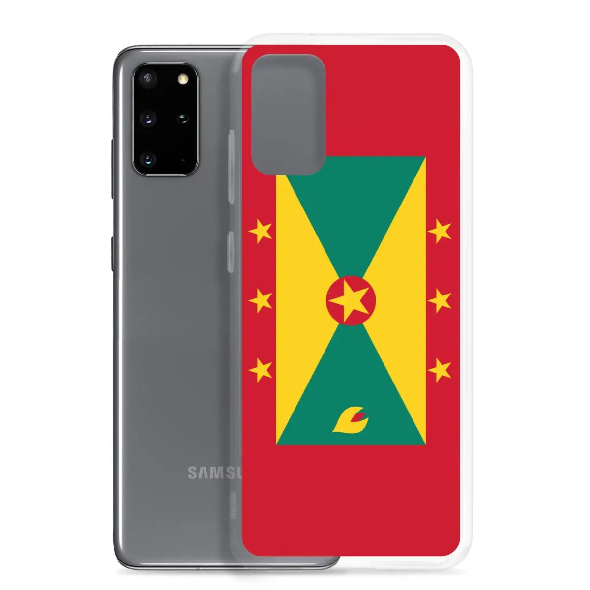 Coque téléphone drapeau de la grenade - pixelforma