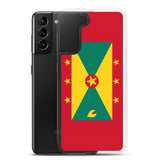 Coque téléphone drapeau de la grenade - pixelforma
