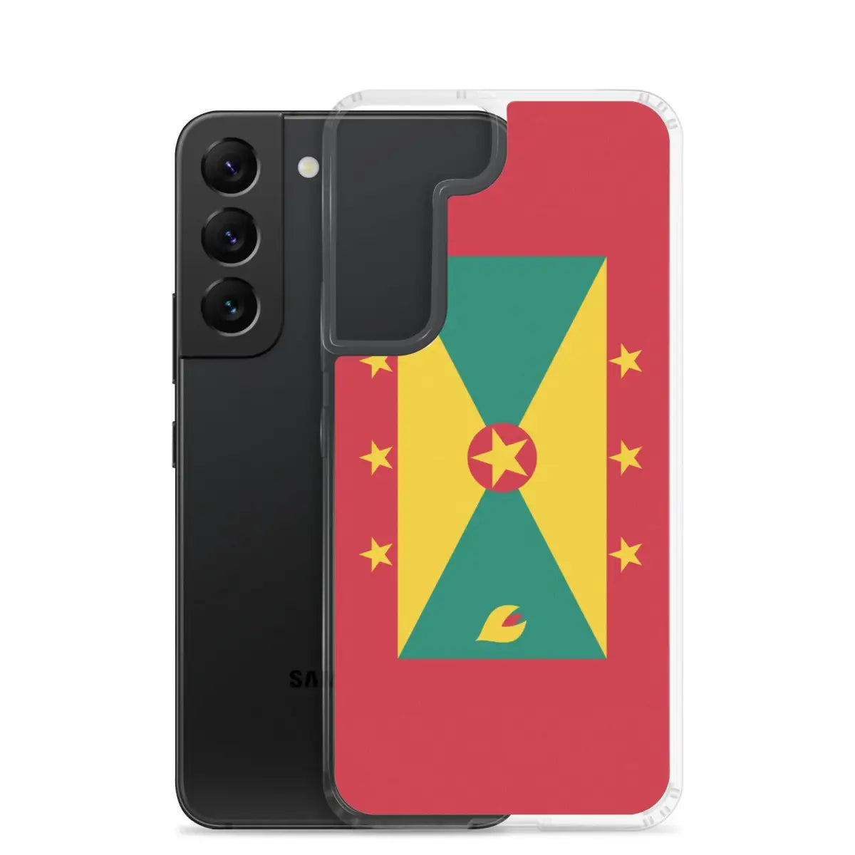 Coque téléphone drapeau de la grenade - pixelforma