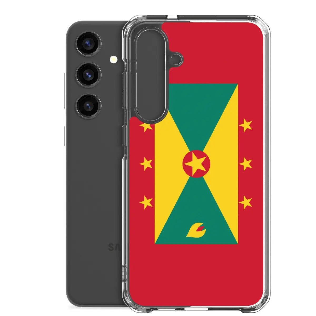 Coque téléphone drapeau de la grenade - pixelforma