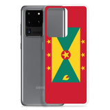 Coque téléphone drapeau de la grenade - pixelforma