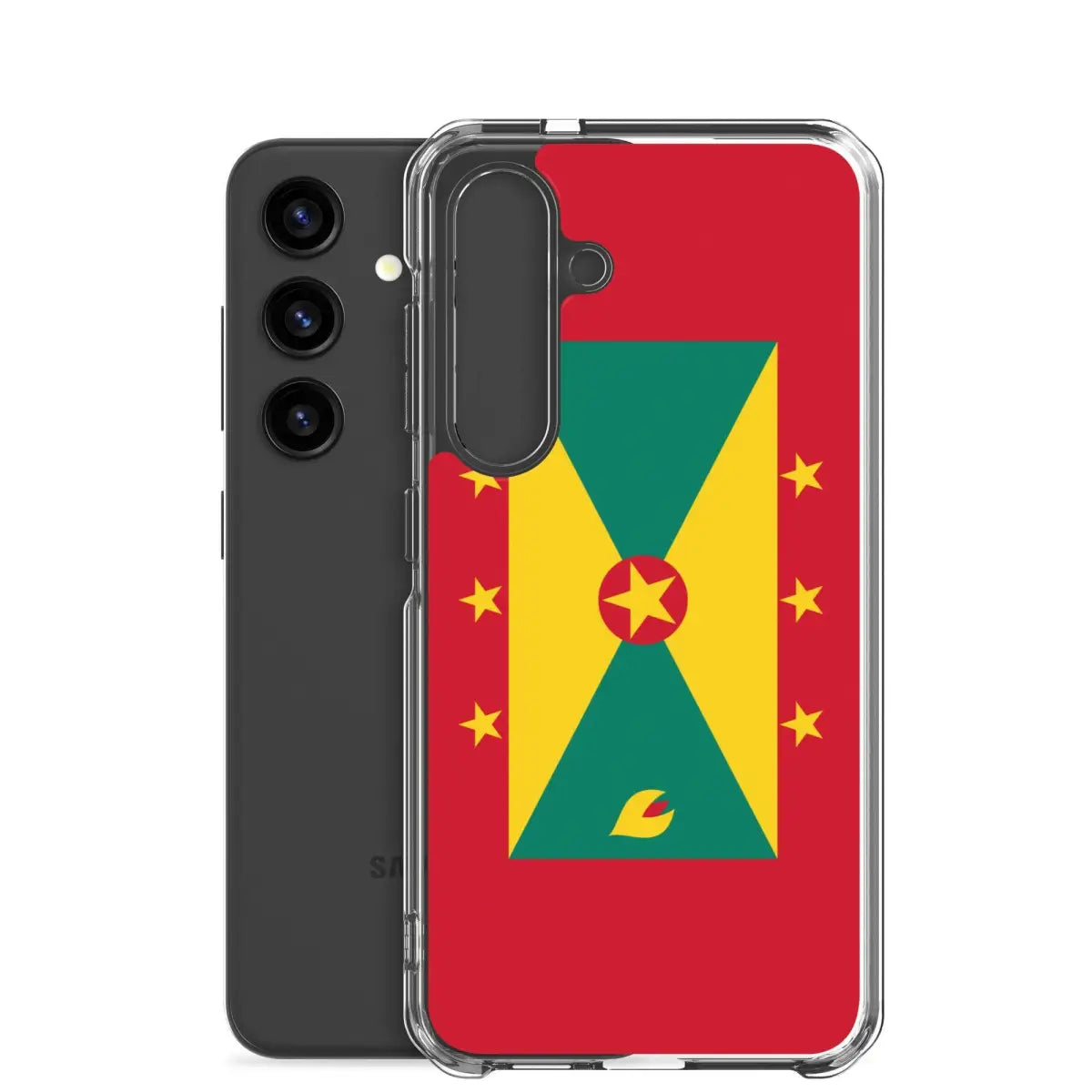 Coque téléphone drapeau de la grenade - pixelforma