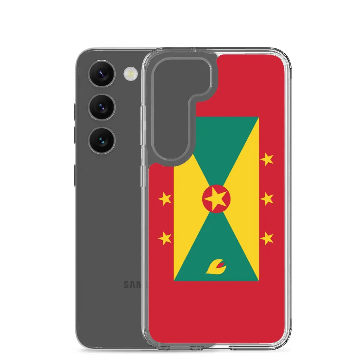 Coque téléphone drapeau de la grenade - pixelforma