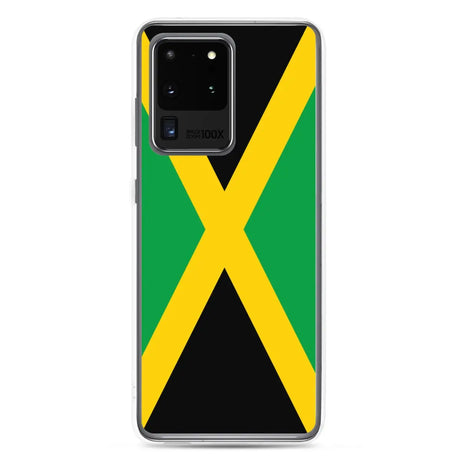 Coque téléphone drapeau de la jamaïque - pixelforma